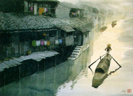 ſ ˮ֮ 38×55cm
ſ 1937ʡˡ1964ҵ³ѸѧԺ滭ϵΪ󣬵һйЭˮʻίԱίԱڶ鳤ȫˮʻչίСſˮʻձ¼¾ٰˮʻ˻չ