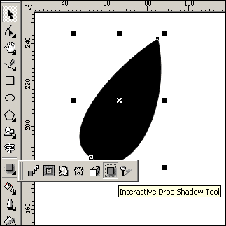 用Corel Draw绘制中国画荷花(图二)