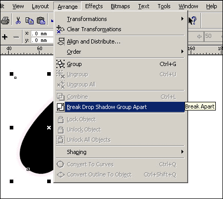 用Corel Draw绘制中国画荷花(图六)