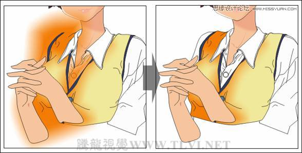 CorelDRAWʱзŮ(3),PS̳